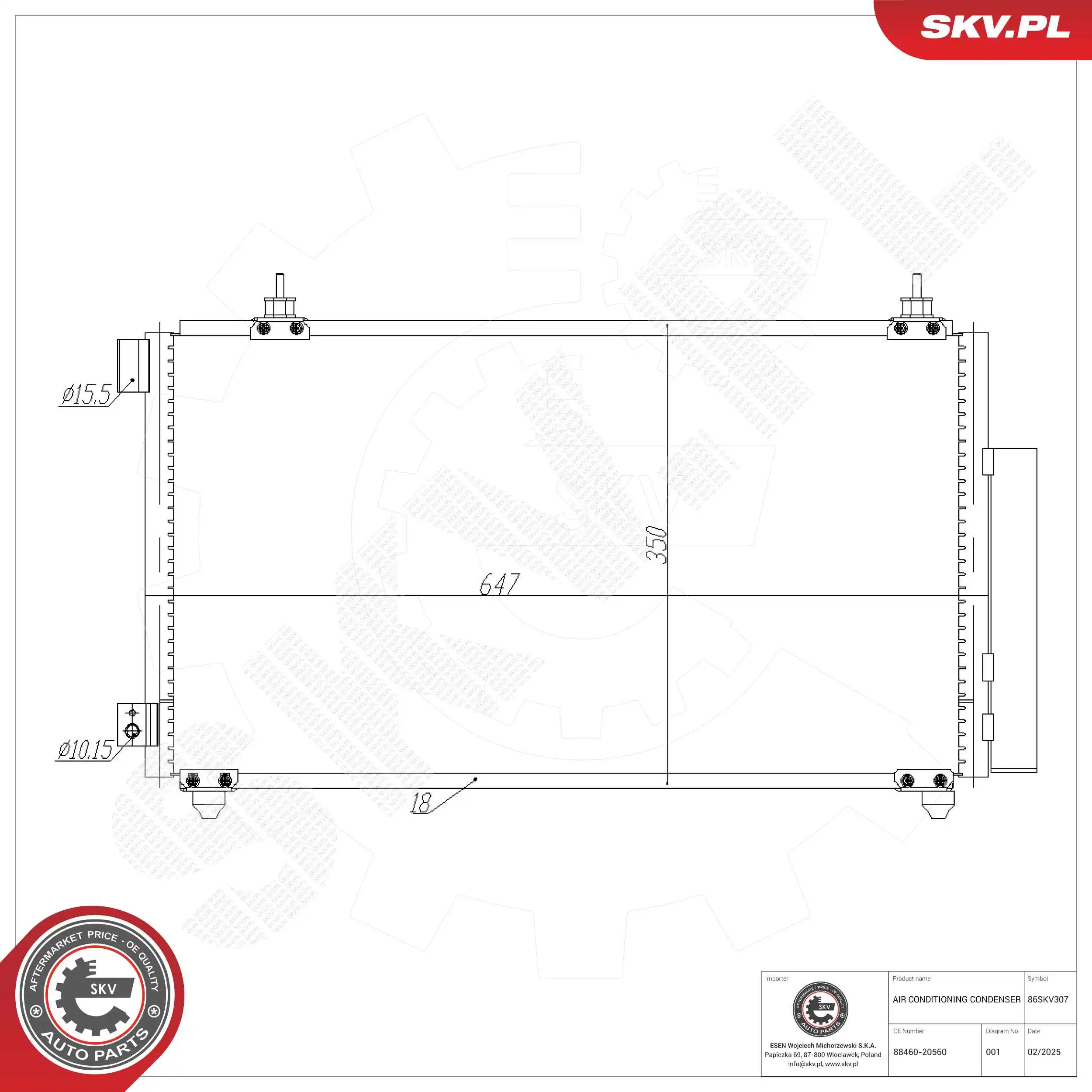 Condenser, air conditioning